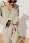 Sienna Bubble Lounge Pyjamas -Sage