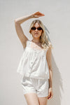 Penelope Pyjama Set - Ivory white