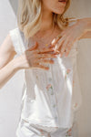 Penelope Pyjama Set - Pink Ranunculus