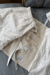 Olivia Bridal embroidered pyjama set - White