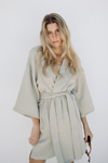 Camillo Bubble Wrap Robe - Sage Green